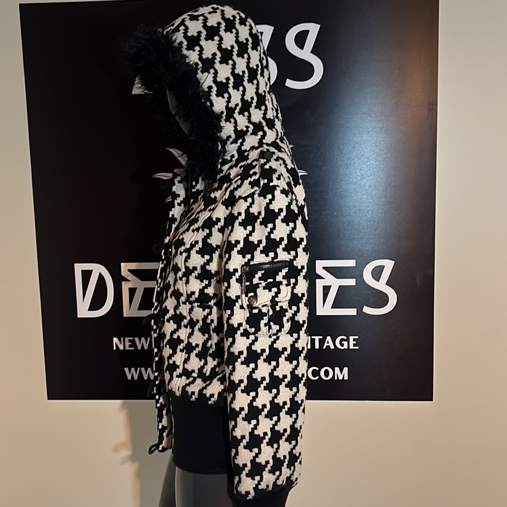 Red Herring Dogtooth Jacket Y2K size 12 - Picture 2 of 16